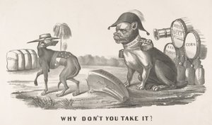 Por que você não aceita, 1861-64., 1861-64. Criadores: Nathaniel Currier, James Merritt Ives, Currier e Ives. de Currier and Ives
