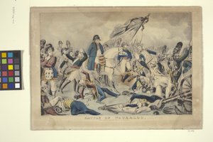 Batalha de Waterloo, 18 de Junho de Nathaniel Currier