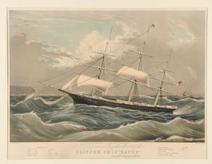 Navio Clipper de Nathaniel Currier