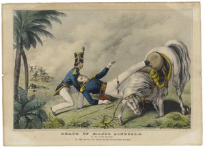 Morte do Major Ringgold de Nathaniel Currier