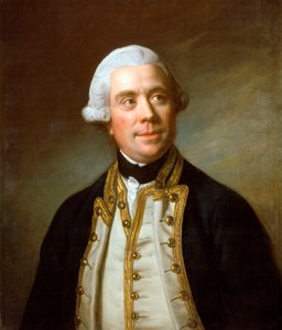 Capitão Samuel Barrington (1729-1800), c.1770 (óleo sobre tela) de Nathaniel Dance