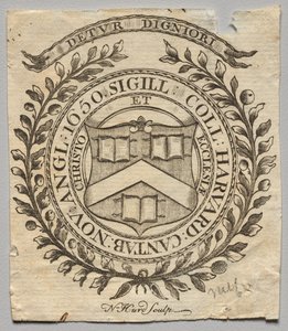 Bookplate: Selo do Harvard College