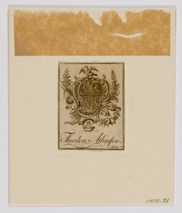 Placa de identificação de Theodore Atkinson de Nathaniel Hurd