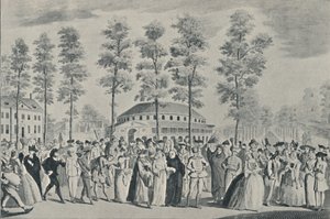 O baile de jubileu em Ranelagh Gardens, 26 de abril de 1749, 1920