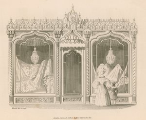 Design frontal de loja para armazém Índia de Nathaniel Whittock