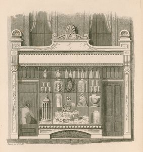 Design frontal de loja no estilo italiano de Nathaniel Whittock