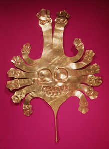 Chefe da Medusa, do Peru (ouro)