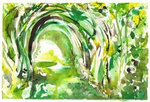 Variação do arco de Arbour, 2025 (tintas) de Neale Osborne