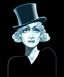 Marlene Dietrich, 2021 (digital) de Neale Osborne