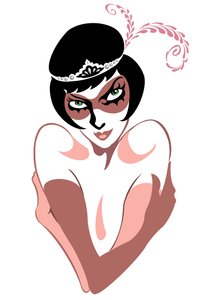 Melindrosa mascarada, 2016 (digital) de Neale Osborne
