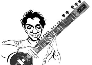 Ravi Shankar, 2019 (Digital) de Neale Osborne