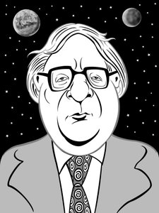 Ray Bradbury, 2019 (digital) de Neale Osborne