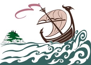 Storybook Ship, 2022 (digital) de Neale Osborne
