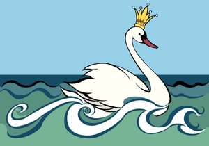Princesa dos Cisnes, 2022 (digital) de Neale Osborne