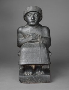 Estátua de Gudea, c.2090 AC (diorito)