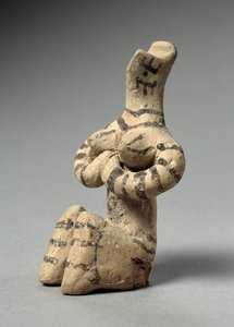 Figura steatopygous, Tell Halaf, 6º-5º milênio aC (terracota)