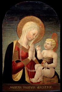 Madonna e criança com romã, século XV