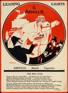 Cigarros Abdulla, década de 1920 de Nerman