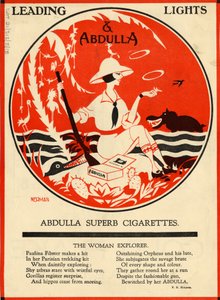 Cigarros Abdulla, década de 1920 de Nerman