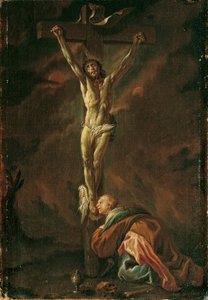 Cristo na Cruz com Maria Madalena de Leopold Blonder