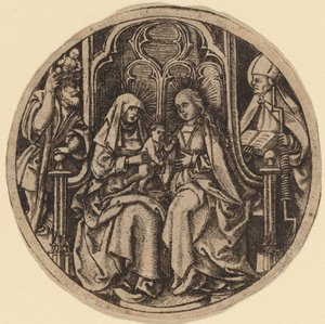 Madonna e Criança com Santos Christopher e Erasmus