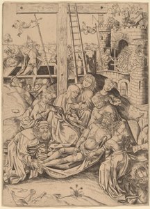 A Lamentação de Netherlandish 15th Century