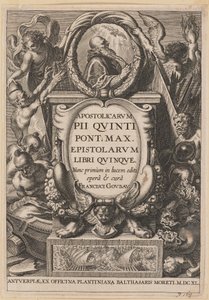Página de rosto para Apostolicarvm PII Qvinti Pont. Máximo... de Netherlandish 17th Century after Sir Peter Paul Rubens