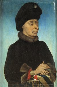 Retrato de João, o Destemido, Duque da Borgonha, meados do século XV.