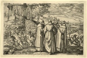Alegoria da derrota do duque de Alva em Brielle, 1580 de Netherlandish School