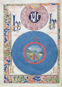 Ms 324 f.13 v. Holy Dove & Matter, de Metamorphoses by Ovid, 1479 de Netherlandish School