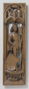 Painel de uma caixa de órgão, c. 1510-20 de Netherlandish School
