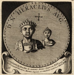 Retrato do Imperador Bizantino Constantino II e Fausta. de Netherlandish School