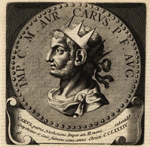 Retrato do Imperador Romano Carus. de Netherlandish School
