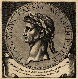 Retrato do Imperador Romano Cláudio. de Netherlandish School