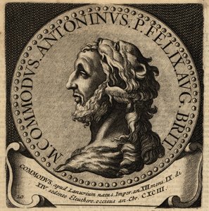 Retrato do Imperador Romano Commodus. de Netherlandish School