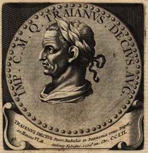 Retrato do Imperador Romano Decius. de Netherlandish School