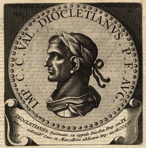 Retrato do Imperador Romano Diocleciano. de Netherlandish School