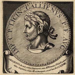 Retrato do Imperador Romano Gallienus. de Netherlandish School