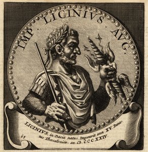 Retrato do Imperador Romano Licinius. de Netherlandish School