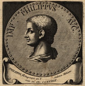 Retrato do Imperador Romano Filipe II. de Netherlandish School