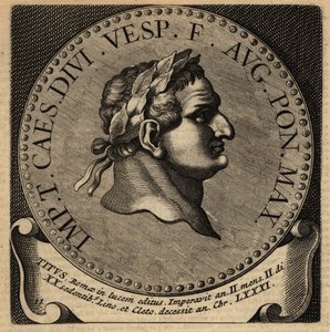 Retrato do Imperador Romano Tito. de Netherlandish School