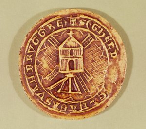 Selo para a Guilda de Bruges de Millers, 1407 de Netherlandish School
