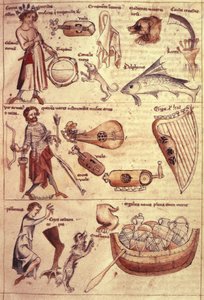 Sloane 3983 fol.13 Sinais e símbolos do Zodíaco, de 
