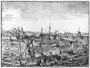 Vista de rotterdam de Netherlandish School