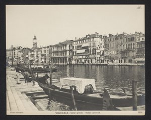 Vista do Grande Canal em Veneza
Veneza - Canal Grande - Veduta generale (título sobre o objecto) de Neue Photographische Gesellschaft