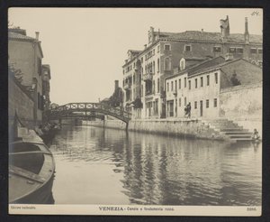Vista da Fondamenta Rossa em Veneza Veneza - Canale e fondamenta rossa (título no objeto)