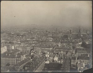 Panorama de Paris - Vista tirada do norte do Panteão