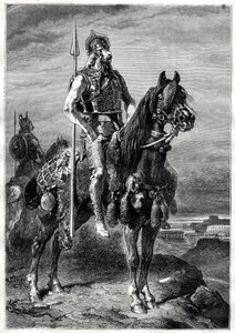Cavaleiro gaulês, século XIX de Neuville