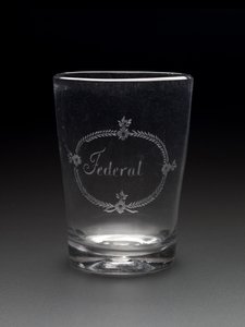 Tumbler, c. 1788-1795 (vidro sem chumbo) de New Bremen Glass Manufactory