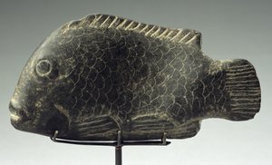 Peixe, 1540-1069 aC (pedra preta dura)